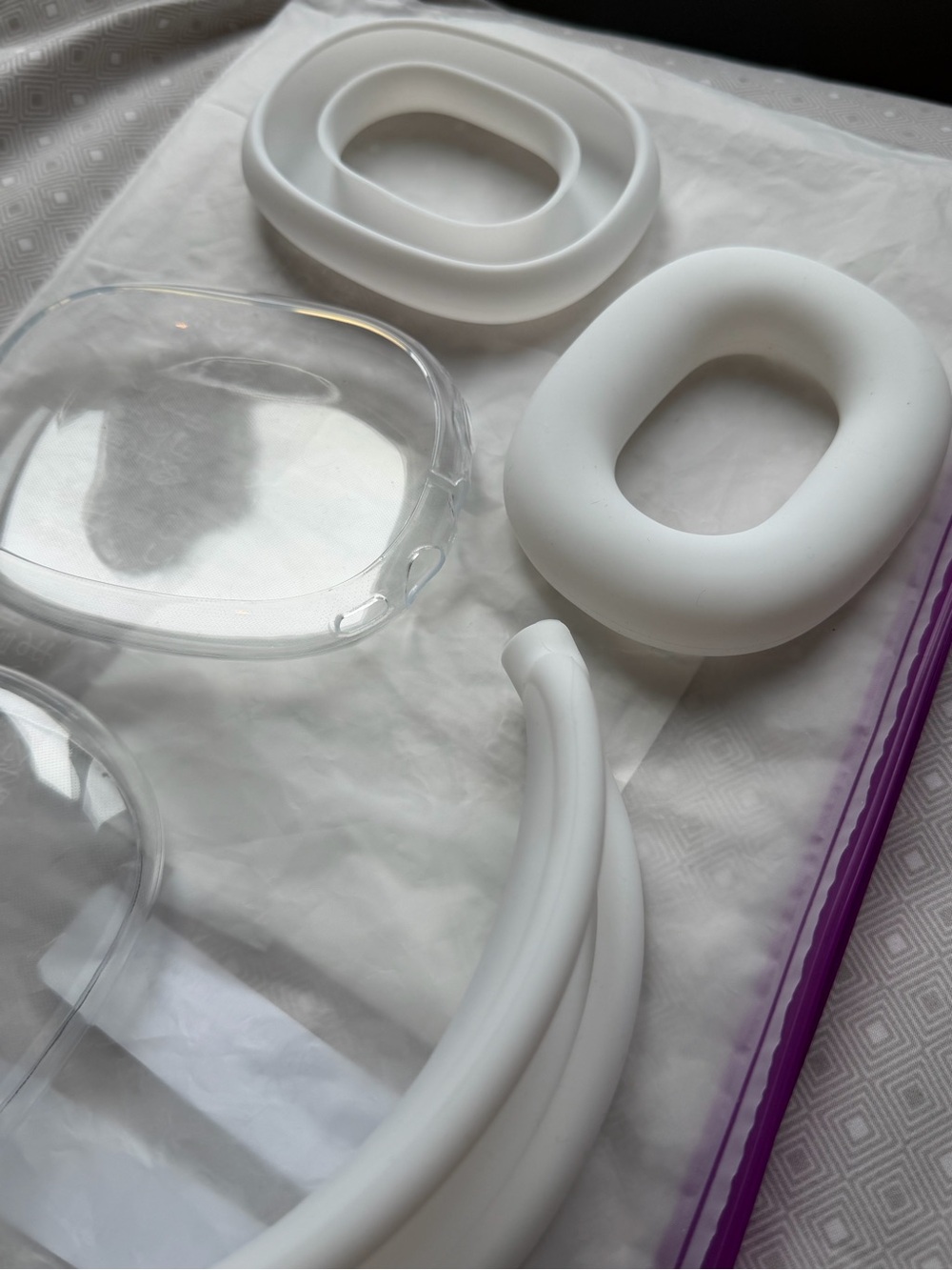 Apple White Over-Ear Headphone Cushions and Protective Covers
